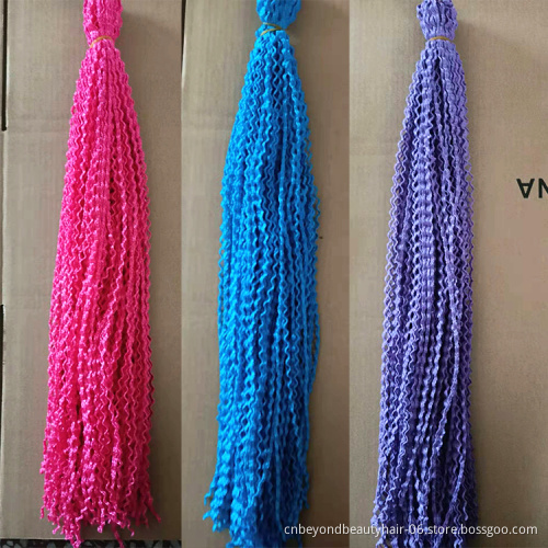 private label Long thin Zizi ombre Box Braids  28inch Micro Knot Zizi Braids Curly zizi box Crochet Hair Extensions Crochet